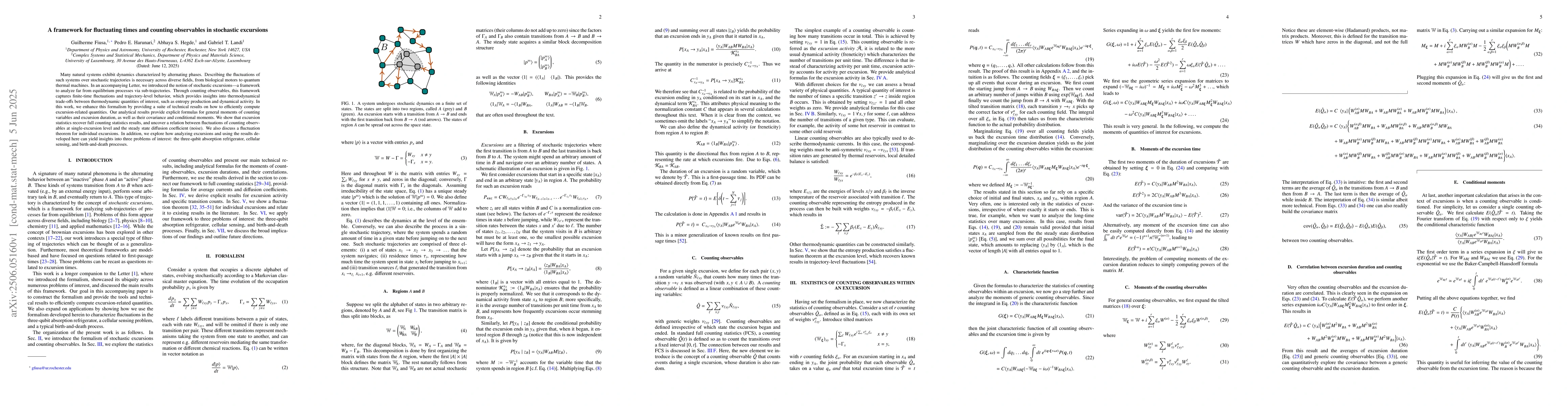 Thumbnail for A framework for fluctuating times and counting observables in stochastic
  excursions