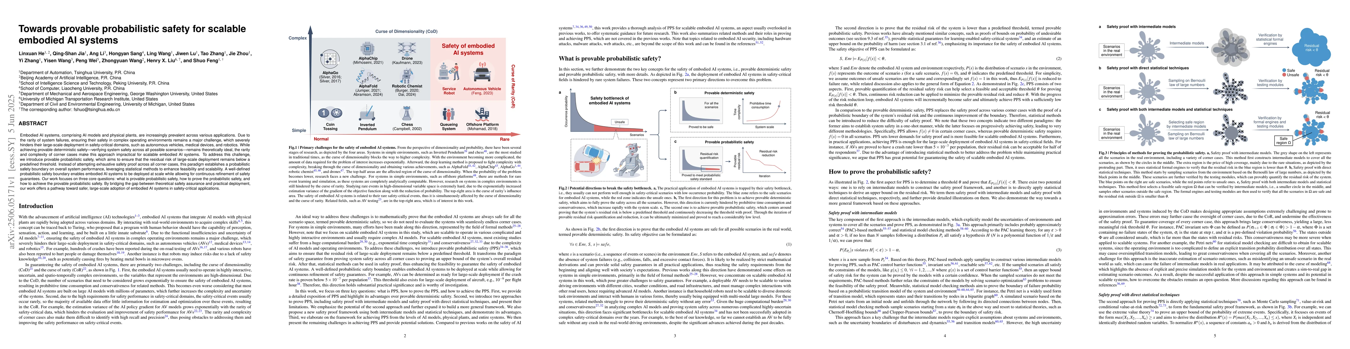 Thumbnail for Towards provable probabilistic safety for scalable embodied AI systems
