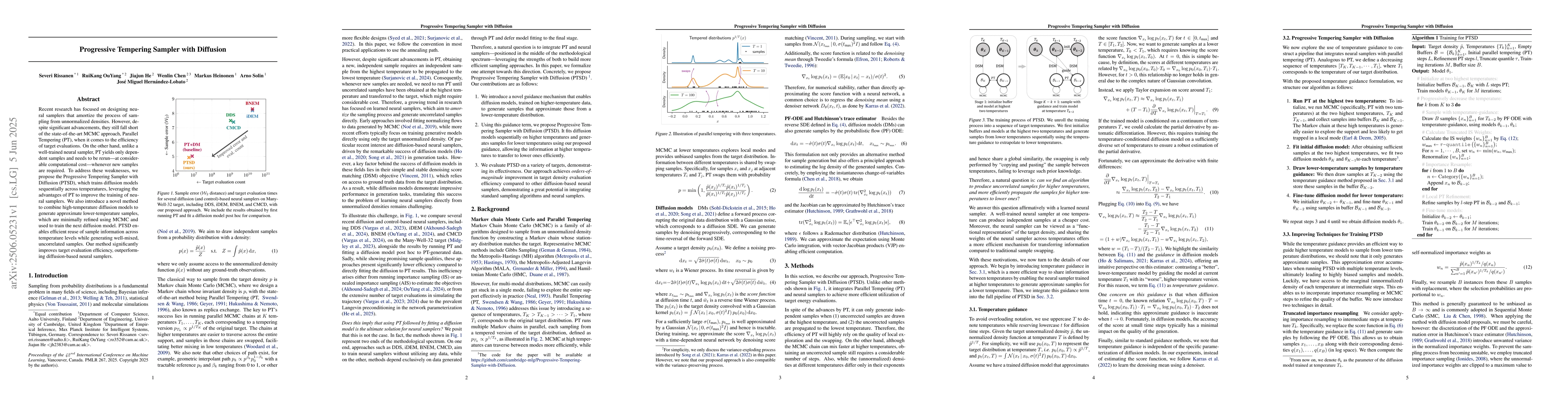 Thumbnail for Progressive Tempering Sampler with Diffusion