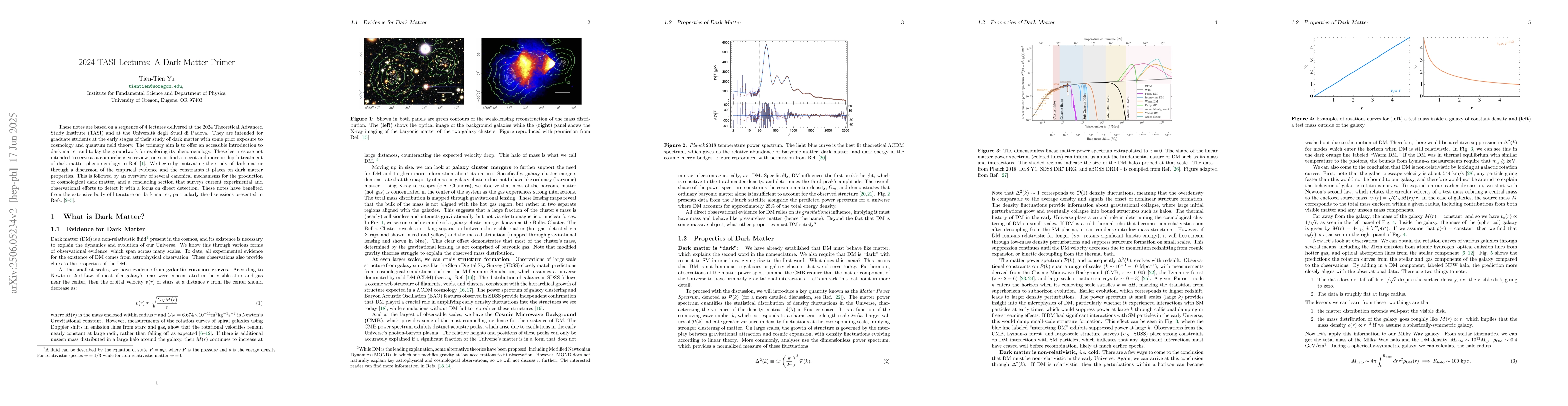 Thumbnail for 2024 TASI Lectures: A Dark Matter Primer