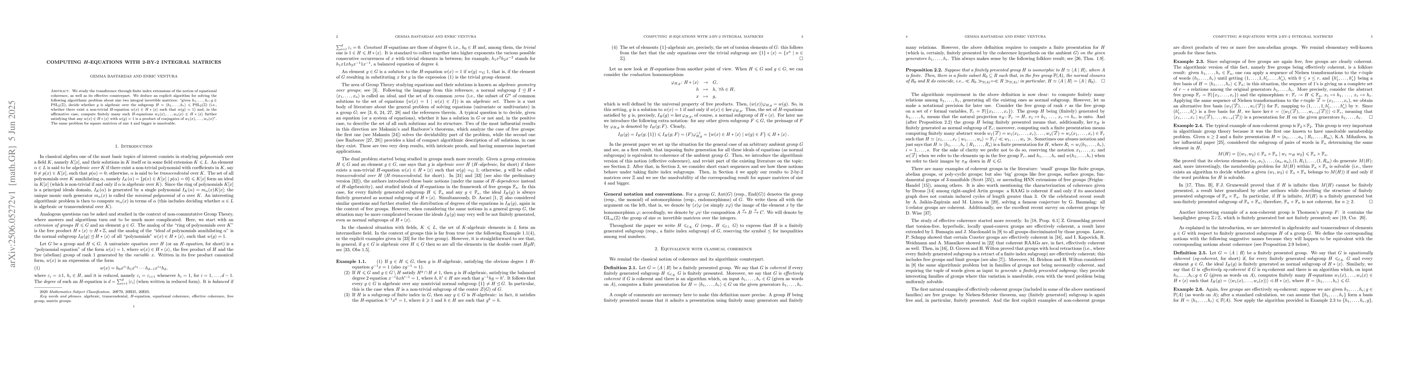 Thumbnail for Computing $H$-equations with 2-by-2 integral matrices