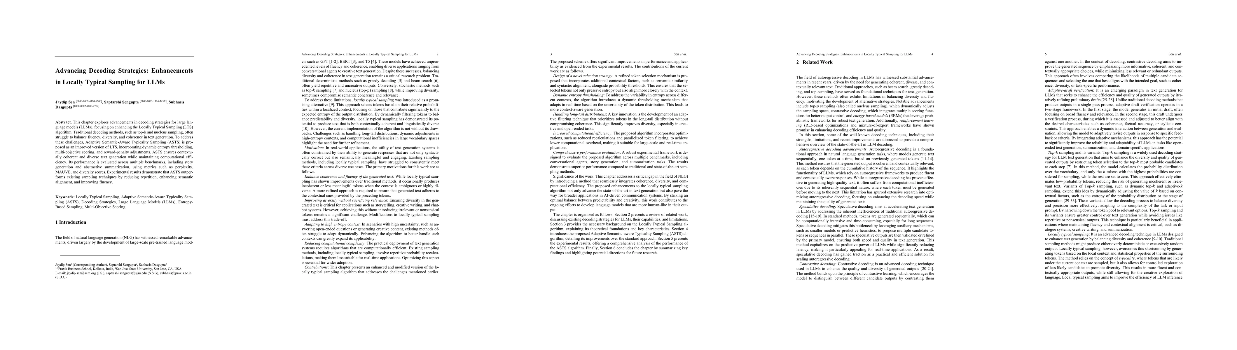 Thumbnail for Advancing Decoding Strategies: Enhancements in Locally Typical Sampling
  for LLMs
