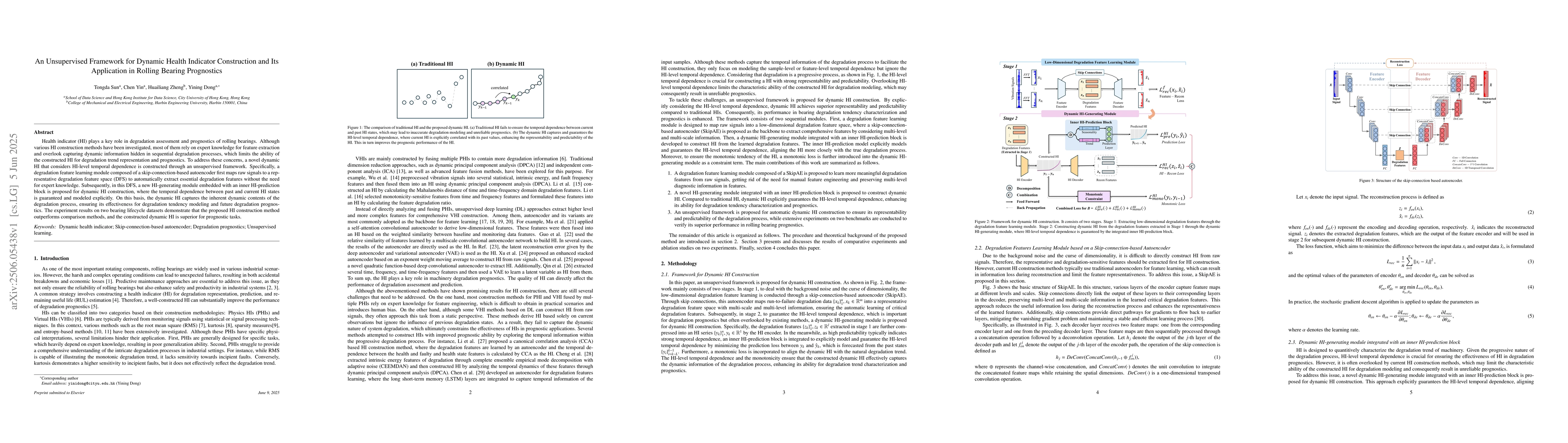 Thumbnail for An Unsupervised Framework for Dynamic Health Indicator Construction and
  Its Application in Rolling Bearing Prognostics