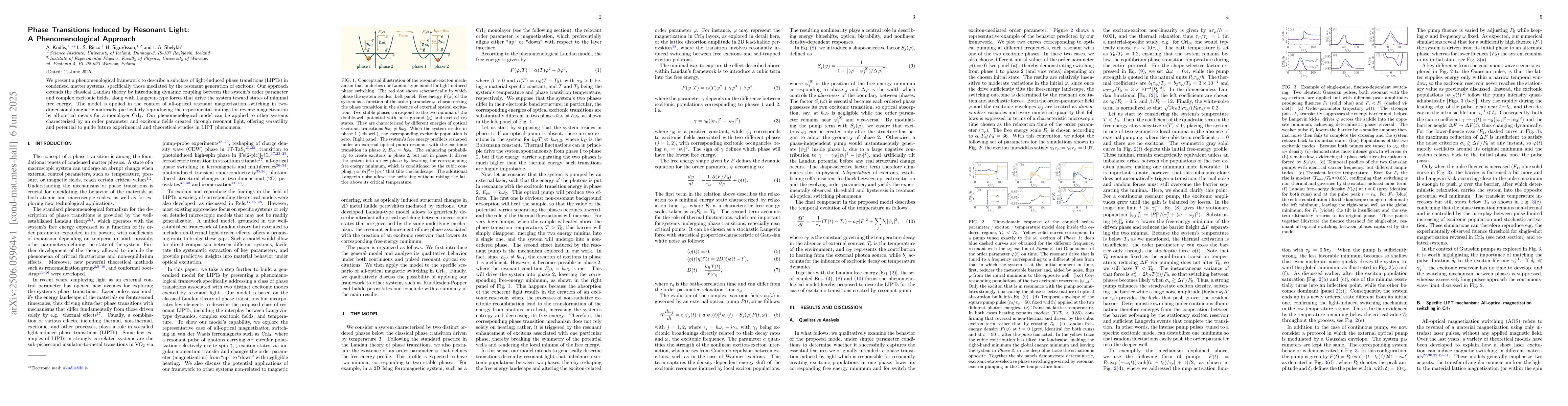 Thumbnail for Phase transitions induced by resonant light: a phenomenological approach