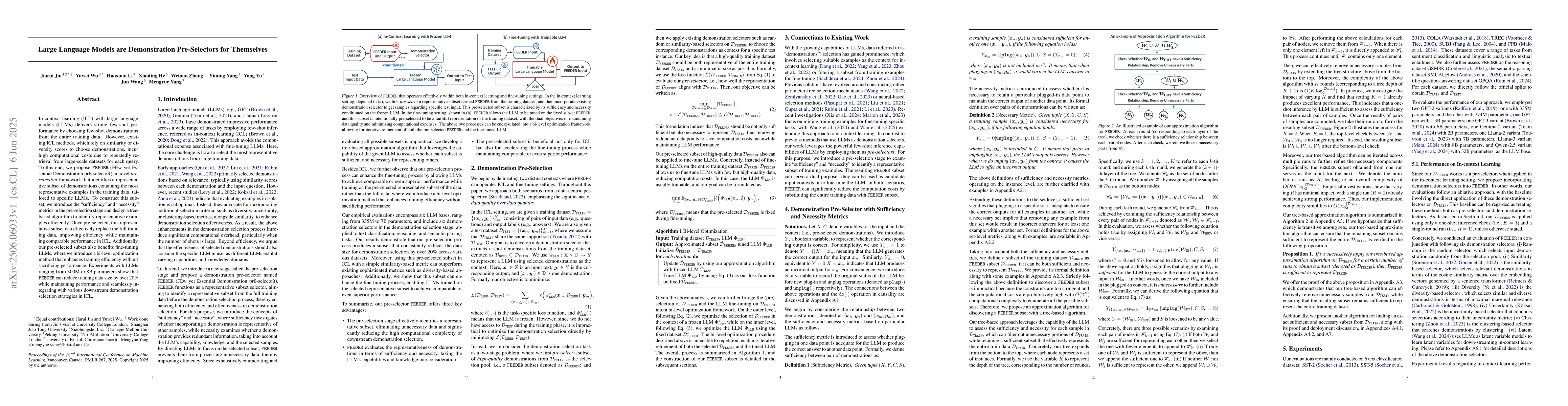 Thumbnail for Large Language Models are Demonstration Pre-Selectors for Themselves