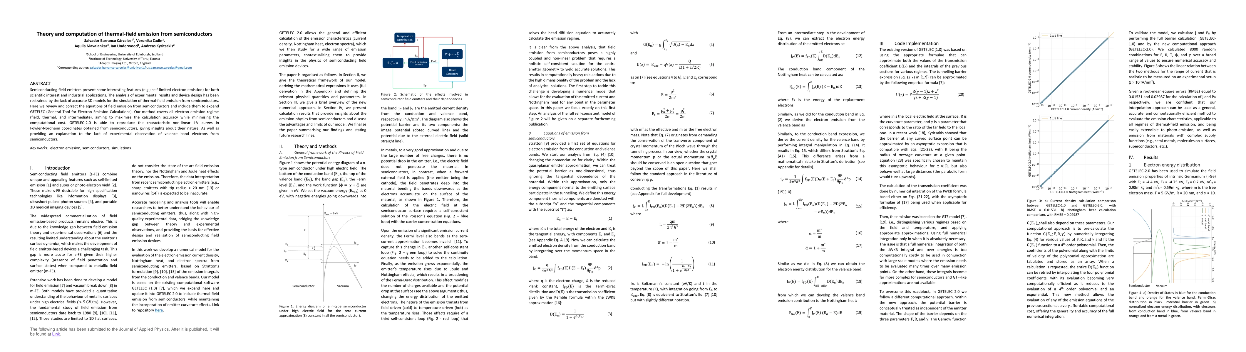 Thumbnail for Theory and computation of thermal-field emission from semiconductors