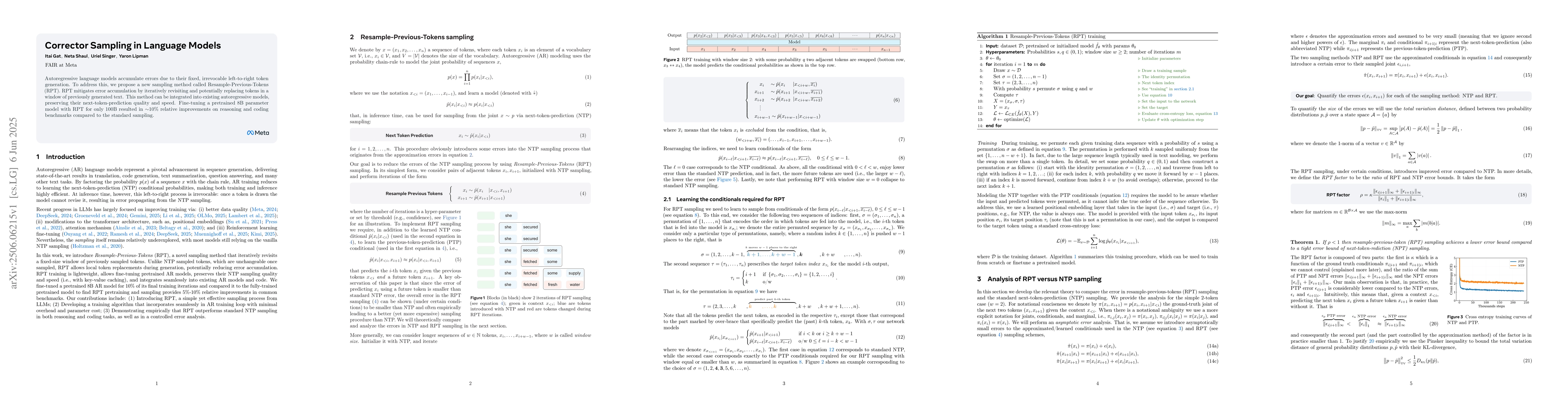 Thumbnail for Corrector Sampling in Language Models