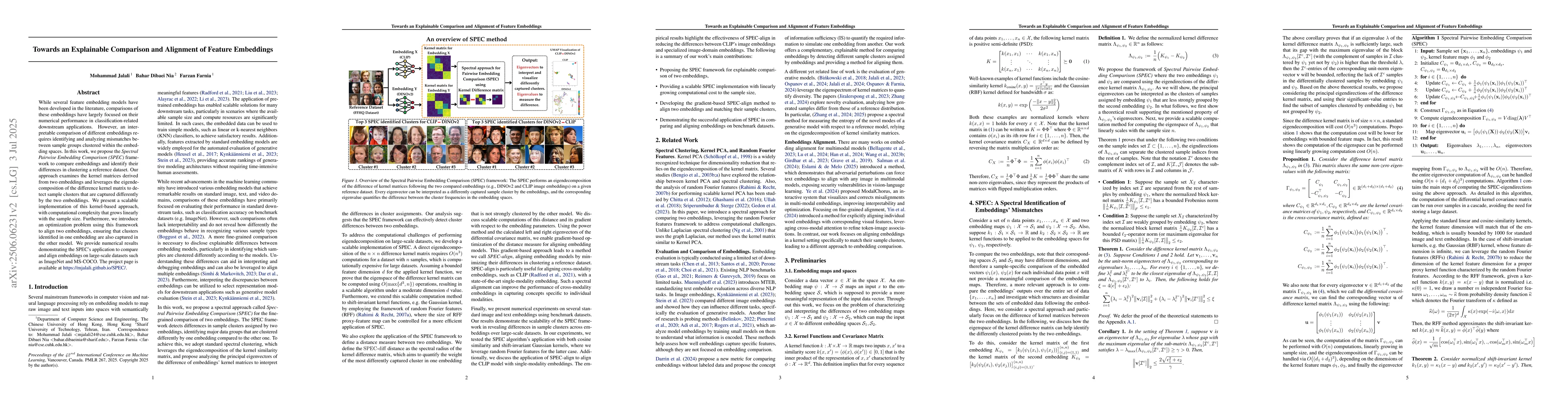 Thumbnail for Towards an Explainable Comparison and Alignment of Feature Embeddings