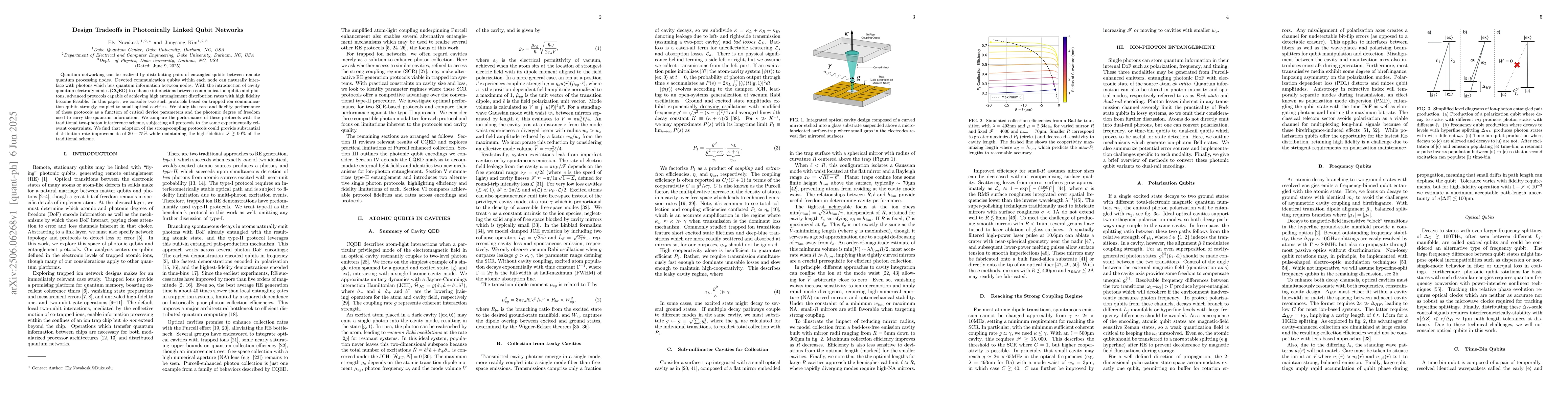 Thumbnail for Design Tradeoffs in Photonically Linked Qubit Networks