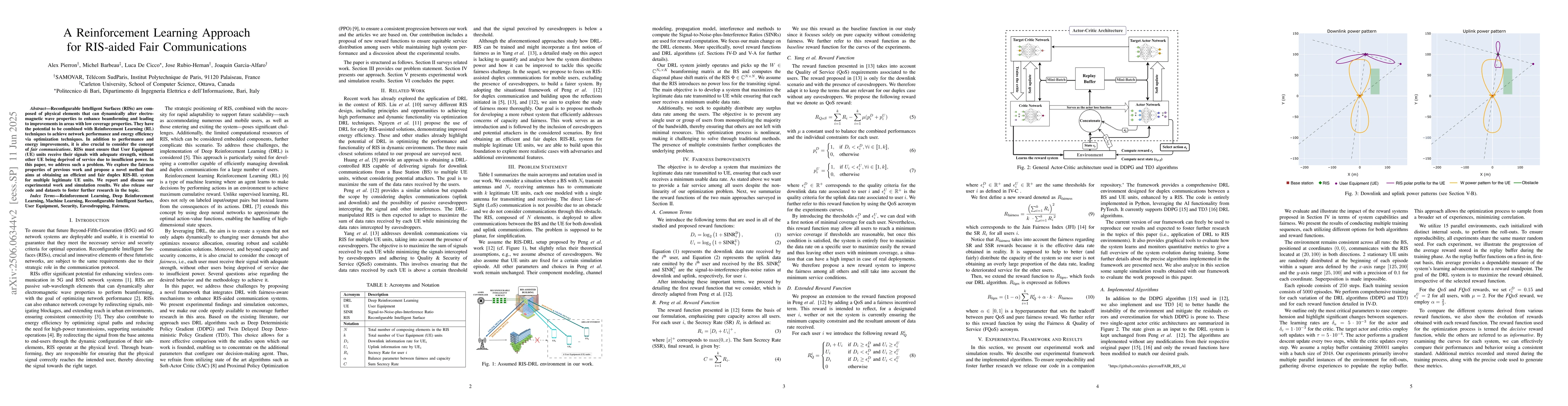 Thumbnail for A Reinforcement Learning Approach for RIS-aided Fair Communications