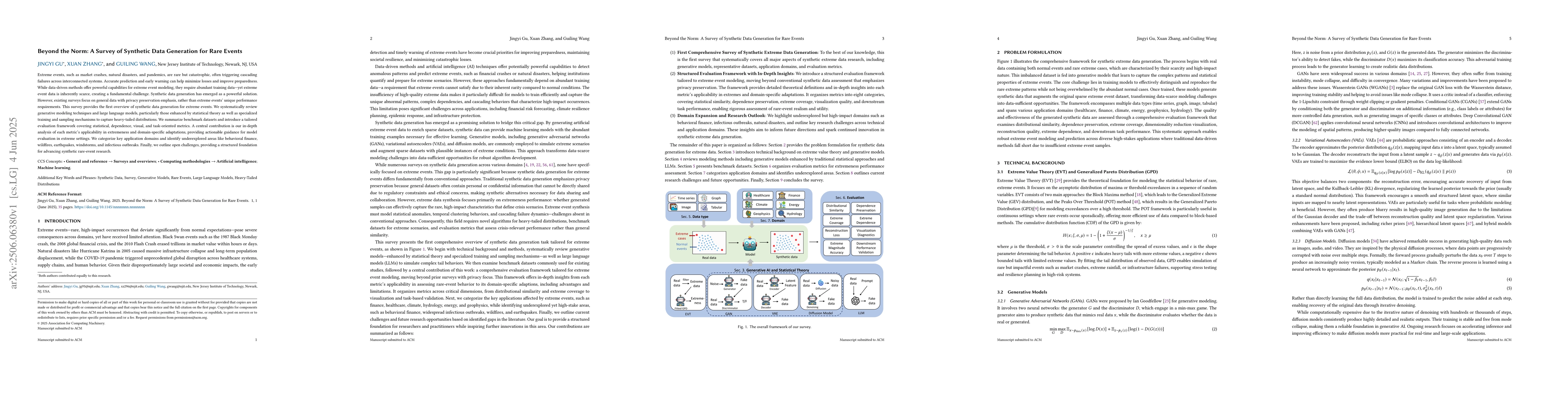 Thumbnail for Beyond the Norm: A Survey of Synthetic Data Generation for Rare Events