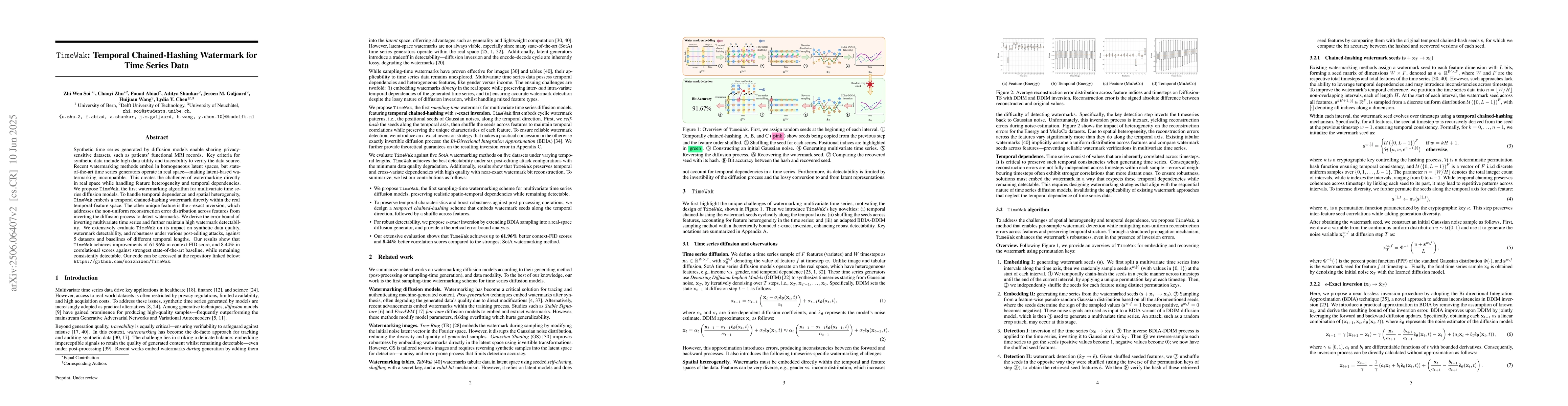 Thumbnail for TimeWak: Temporal Chained-Hashing Watermark for Time Series Data