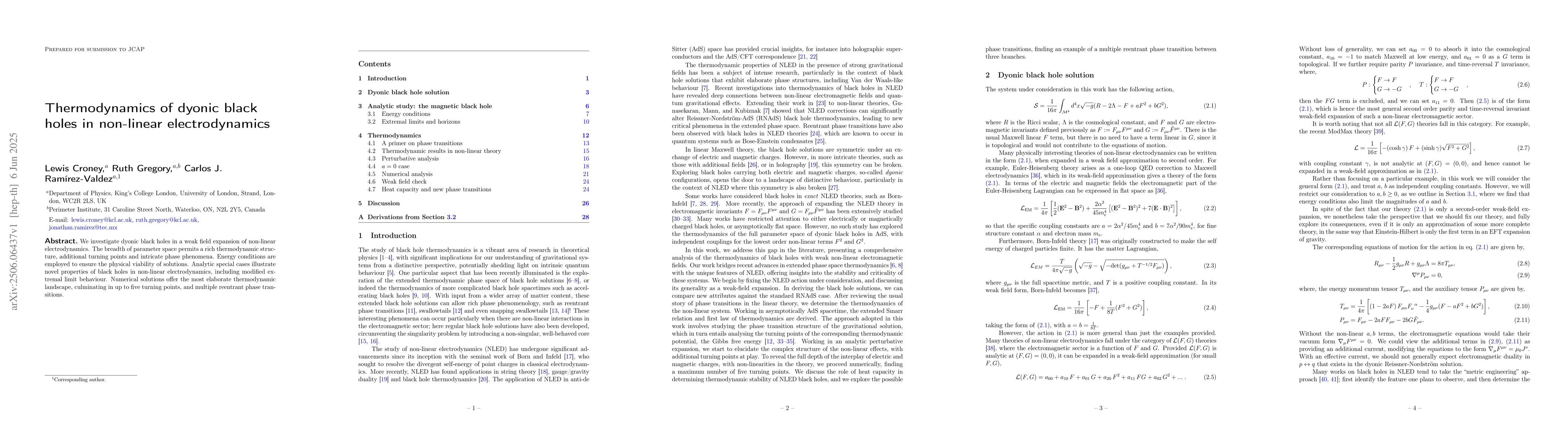 Thumbnail for Thermodynamics of dyonic black holes in non-linear electrodynamics