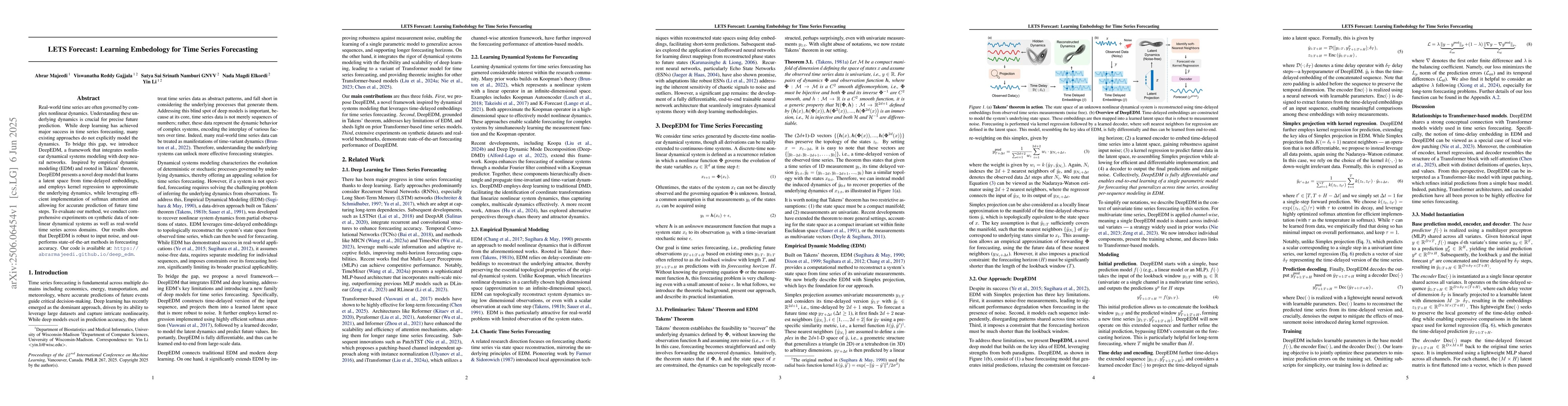 Thumbnail for LETS Forecast: Learning Embedology for Time Series Forecasting