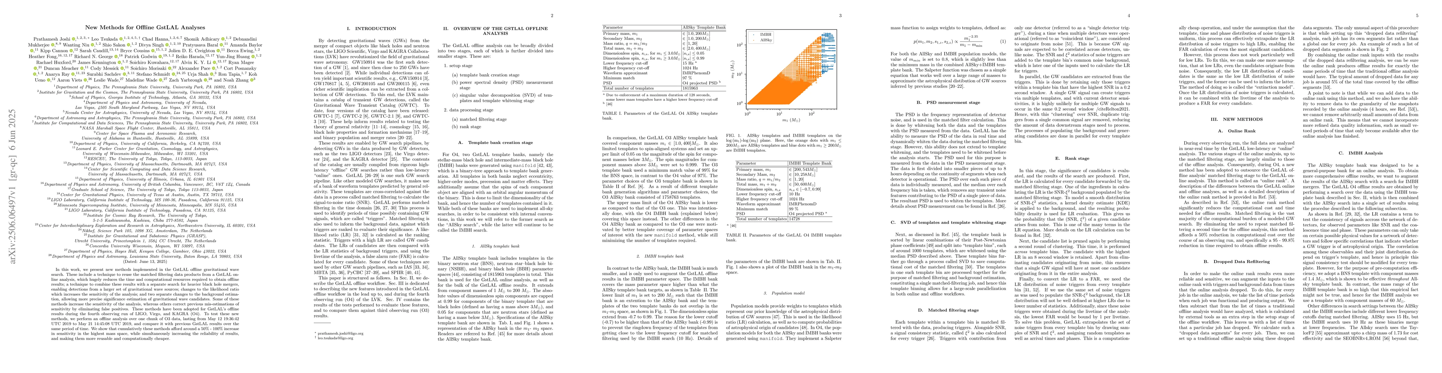 Thumbnail for New Methods for Offline GstLAL Analyses