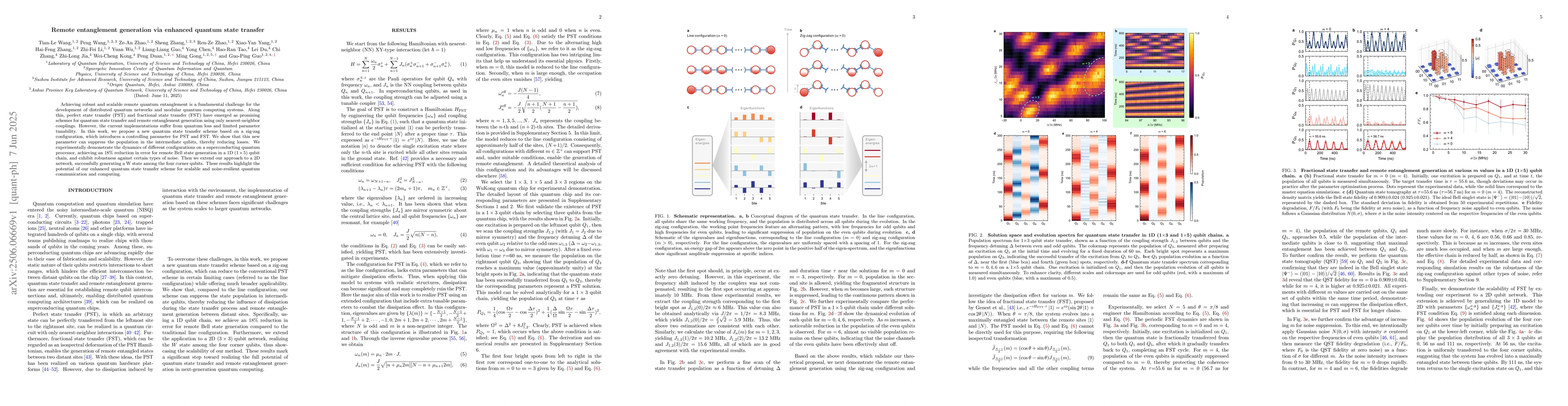 Thumbnail for Remote entanglement generation via enhanced quantum state transfer