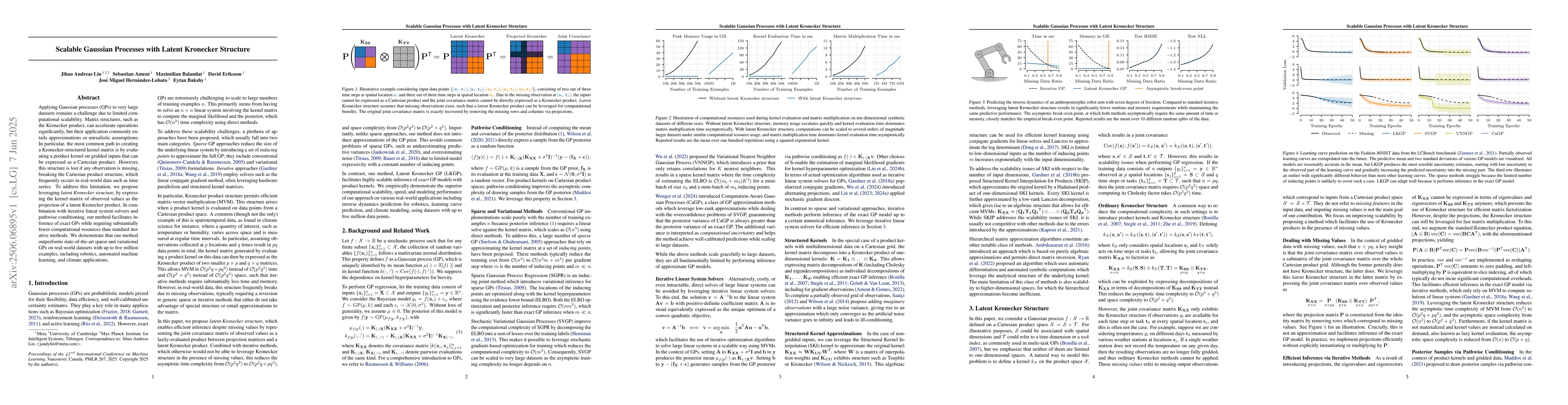 Thumbnail for Scalable Gaussian Processes with Latent Kronecker Structure