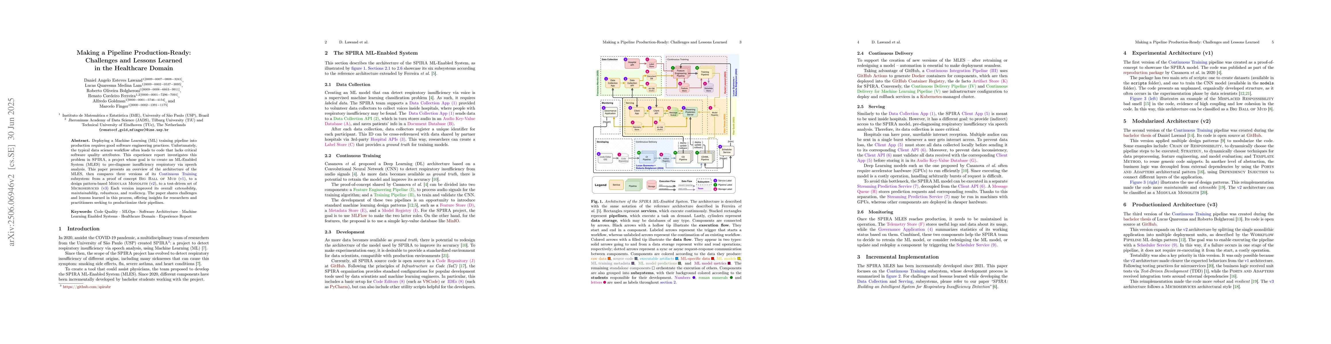Thumbnail for Is Your Training Pipeline Production-Ready? A Case Study in the
  Healthcare Domain