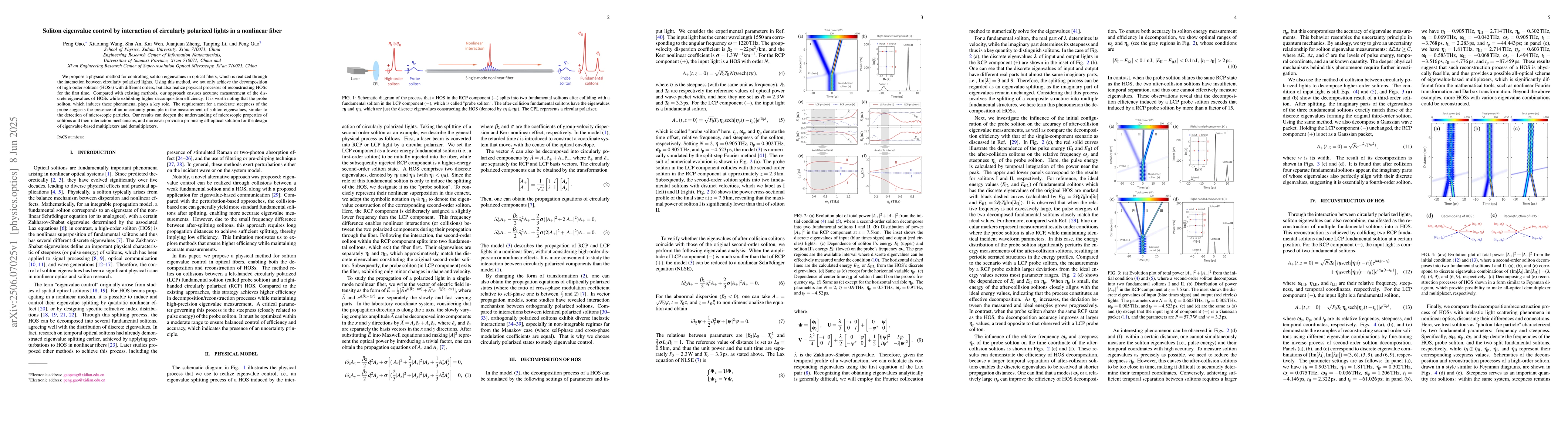 Thumbnail for Soliton eigenvalue control by interaction of circularly polarized lights
  in a nonlinear fiber
