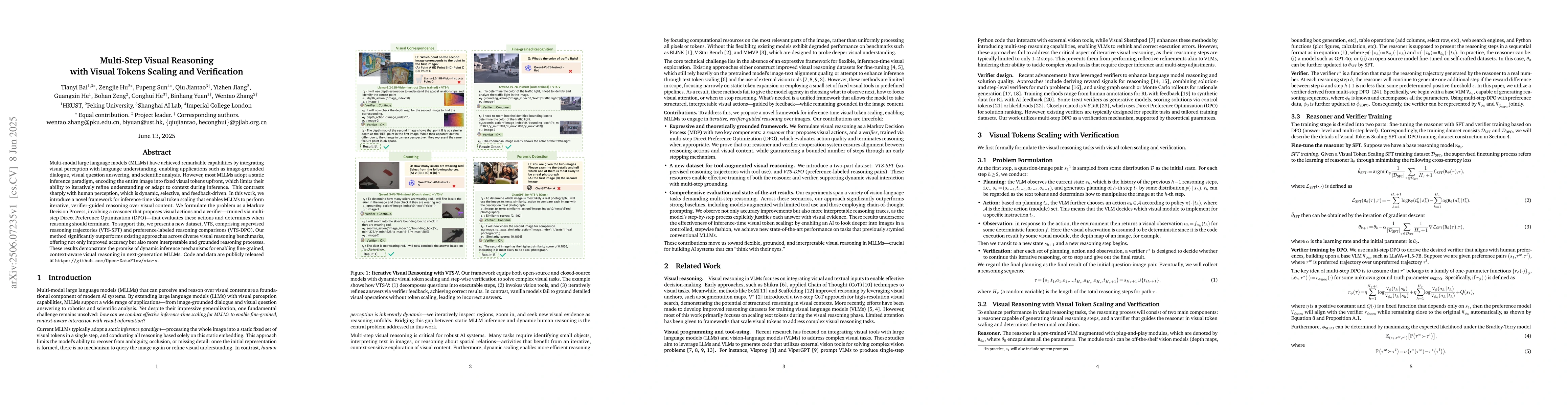 Thumbnail for Multi-Step Visual Reasoning with Visual Tokens Scaling and Verification