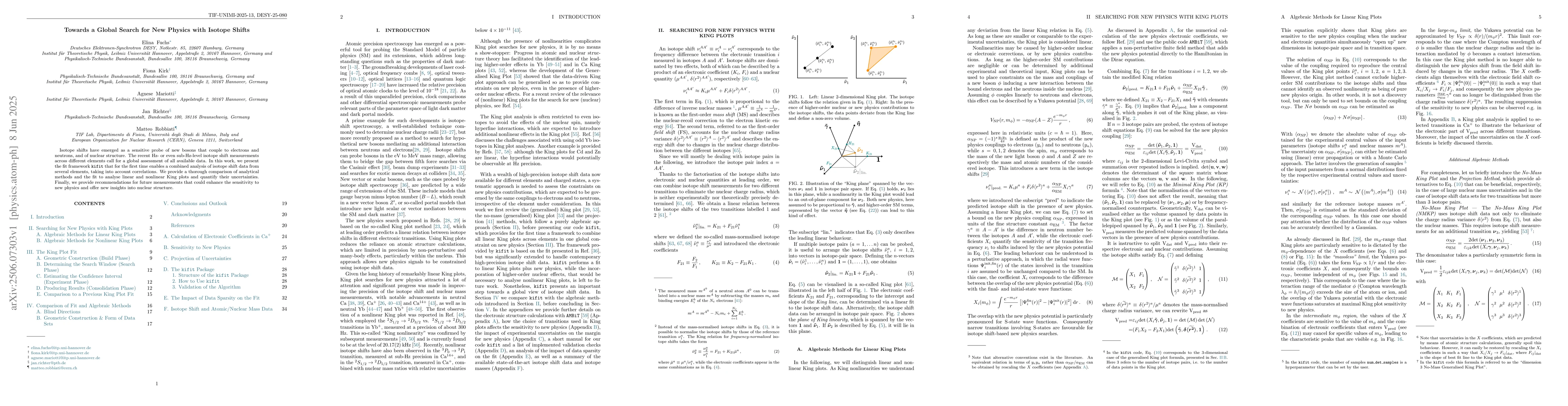 Thumbnail for Towards a Global Search for New Physics with Isotope Shifts