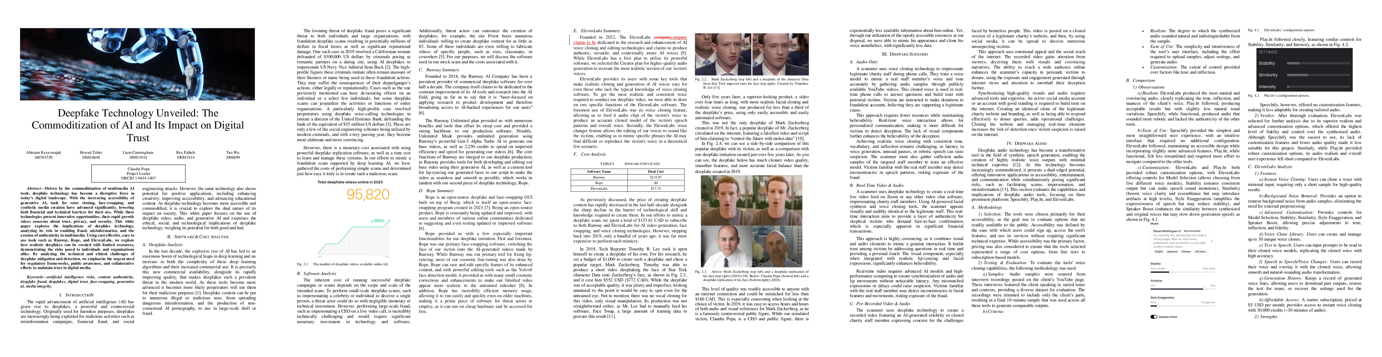 Thumbnail for Deepfake Technology Unveiled: The Commoditization of AI and Its Impact
  on Digital Trust