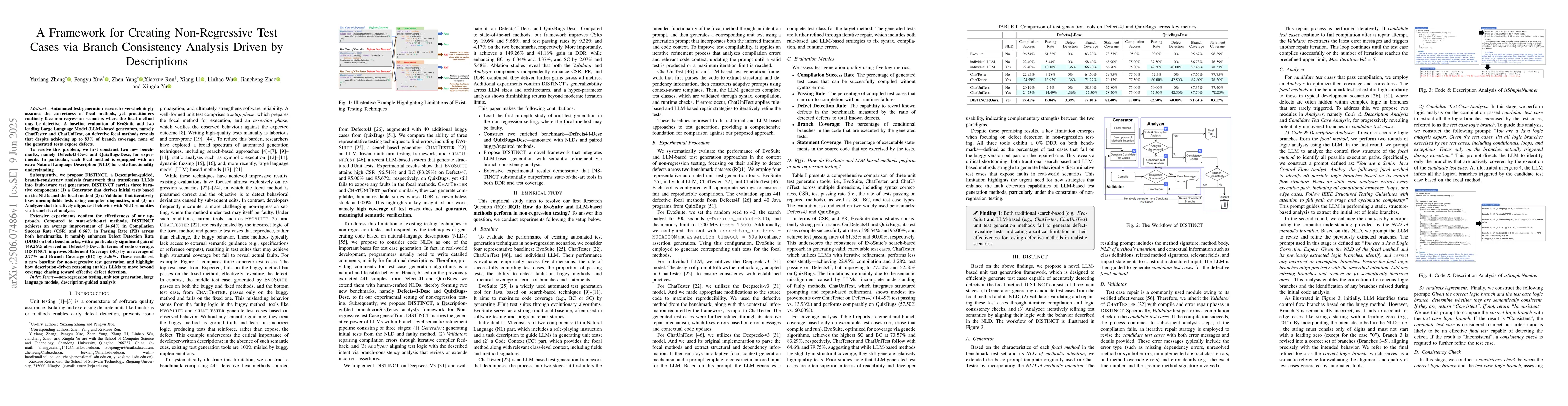 Thumbnail for A Framework for Creating Non-Regressive Test Cases via Branch
  Consistency Analysis Driven by Descriptions