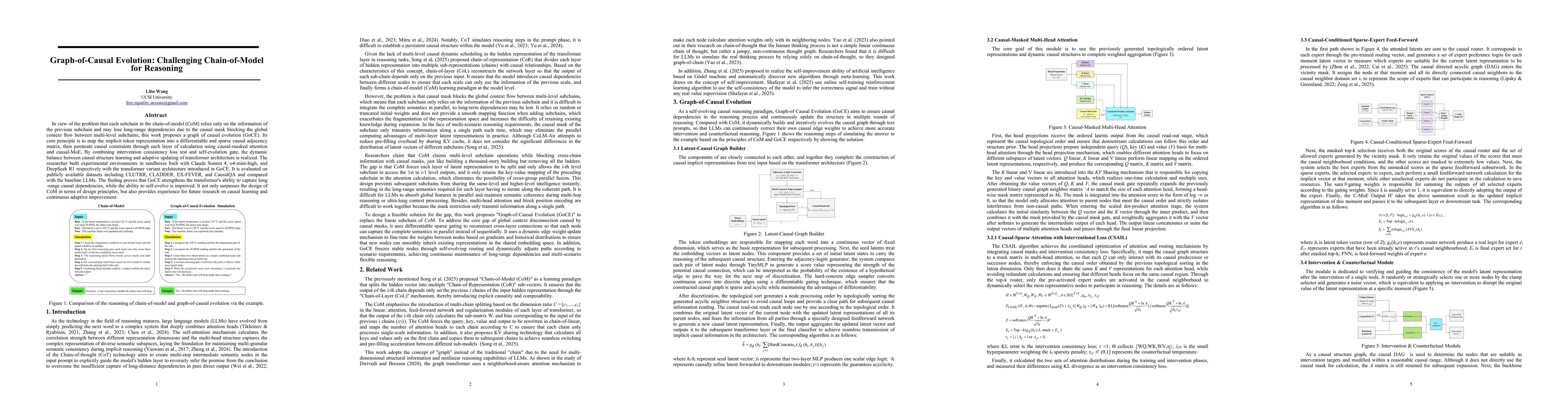 Thumbnail for Graph-of-Causal Evolution: Challenging Chain-of-Model for Reasoning