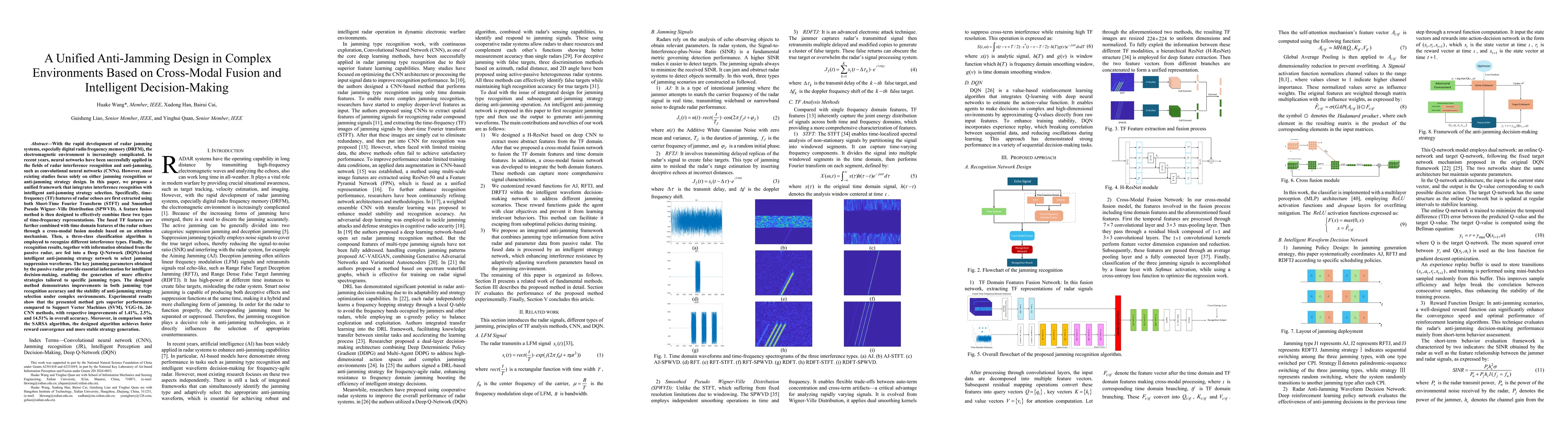 Thumbnail for A Unified Anti-Jamming Design in Complex Environments Based on
  Cross-Modal Fusion and Intelligent Decision-Making