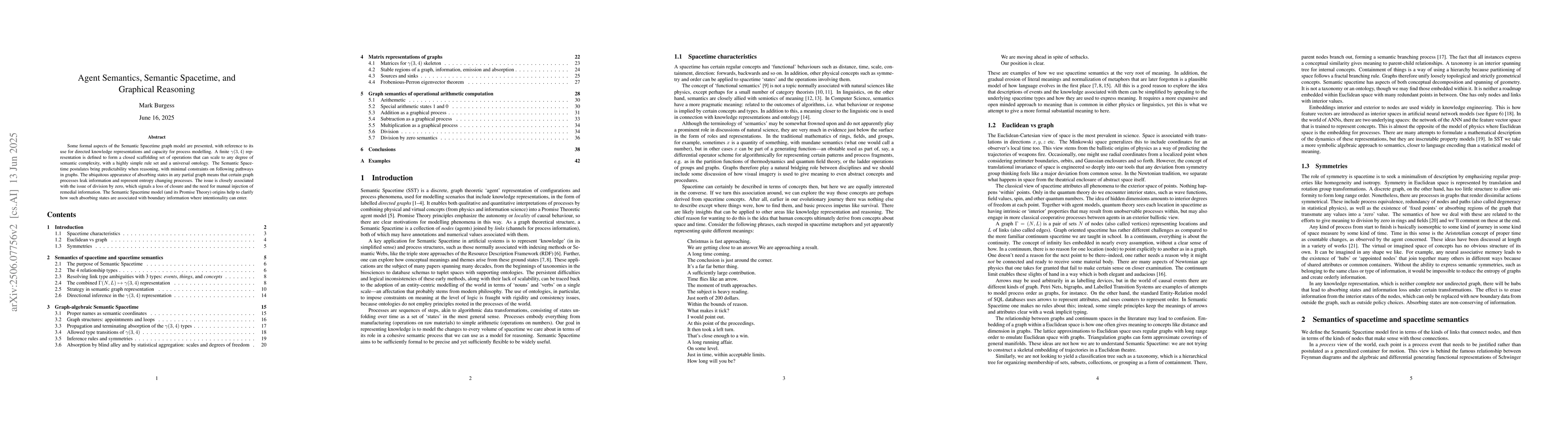 Thumbnail for Agent Semantics, Semantic Spacetime, and Graphical Reasoning