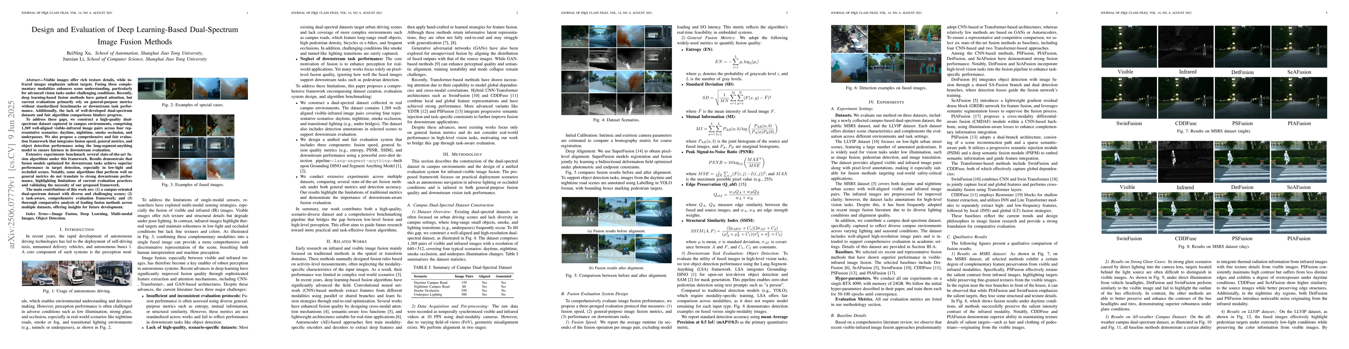 Thumbnail for Design and Evaluation of Deep Learning-Based Dual-Spectrum Image Fusion
  Methods