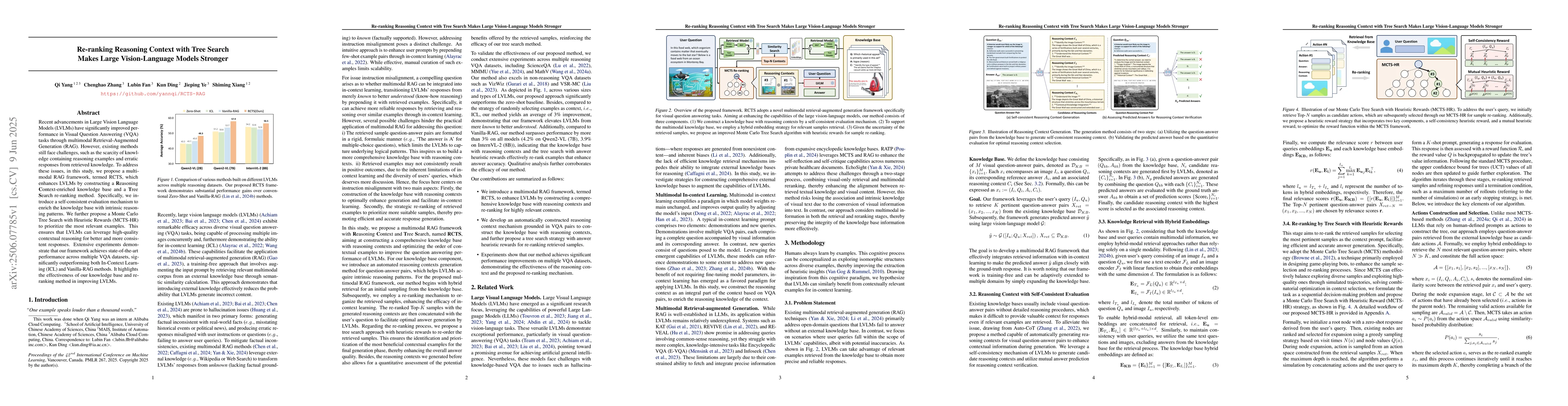 Thumbnail for Re-ranking Reasoning Context with Tree Search Makes Large
  Vision-Language Models Stronger