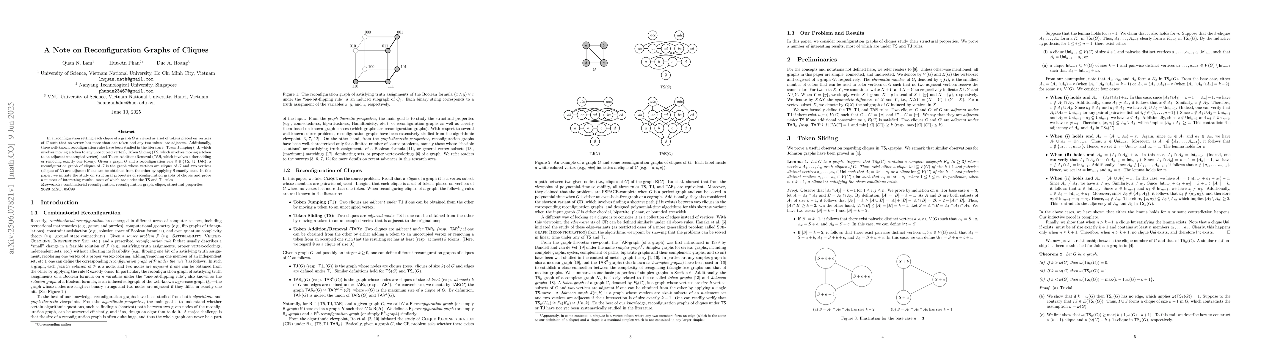 Thumbnail for A Note on Reconfiguration Graphs of Cliques