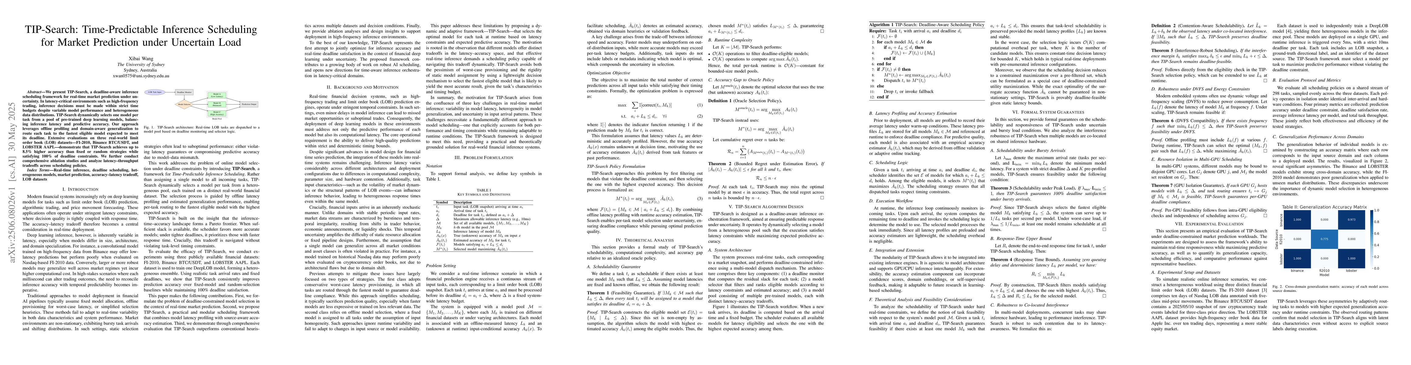 Thumbnail for TIP-Search: Time-Predictable Inference Scheduling for Market Prediction
  under Uncertain Load