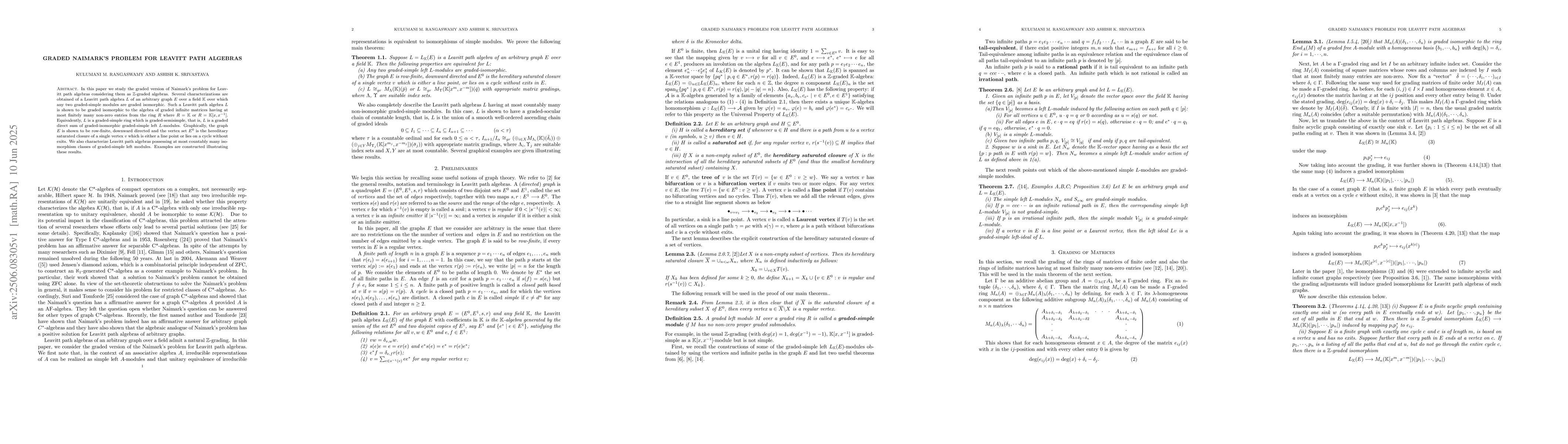 Thumbnail for Graded Naimark's Problem for Leavitt Path Algebras