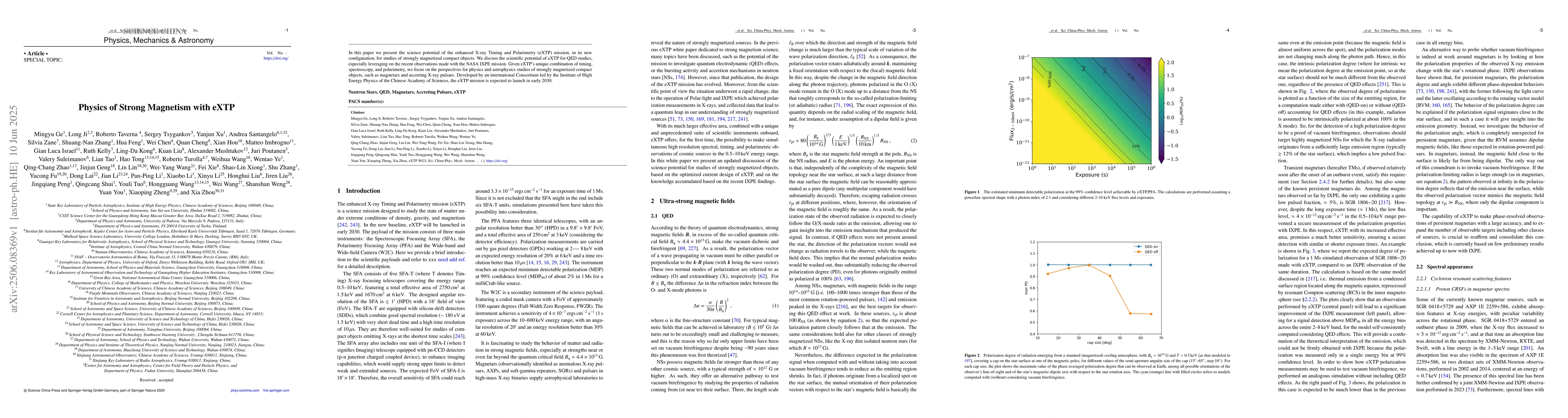Thumbnail for Physics of Strong Magnetism with eXTP