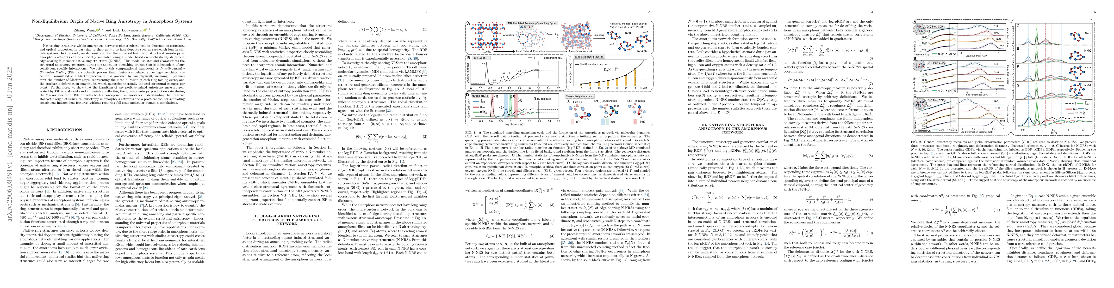 Thumbnail for Non-Equilibrium Origin of Native Ring Anisotropy in Amorphous Systems
