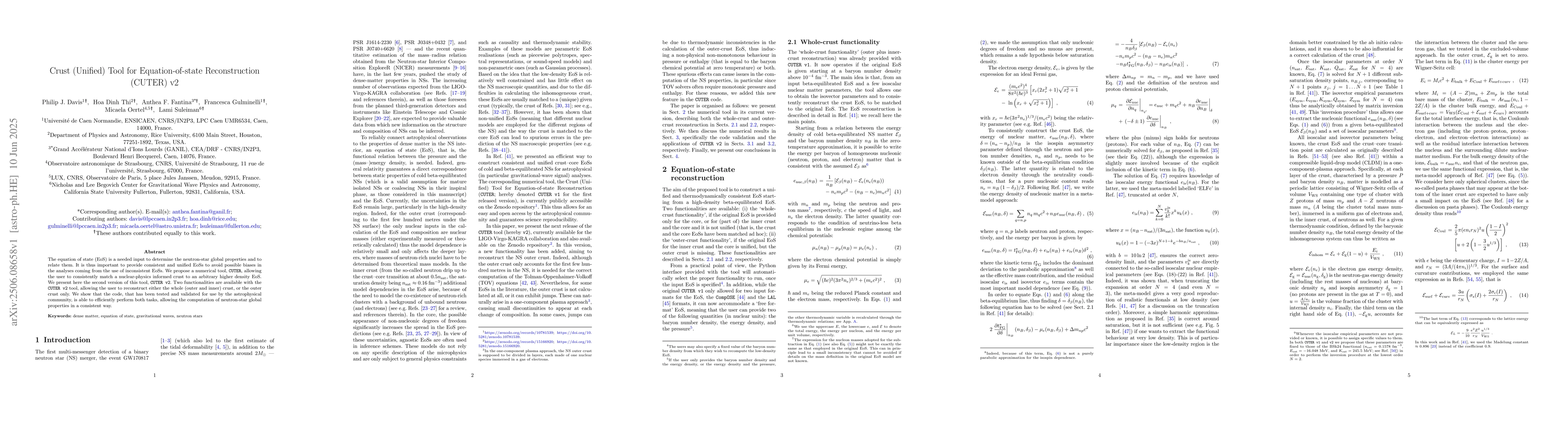 Thumbnail for Crust (Unified) Tool for Equation-of-state Reconstruction (CUTER) v2