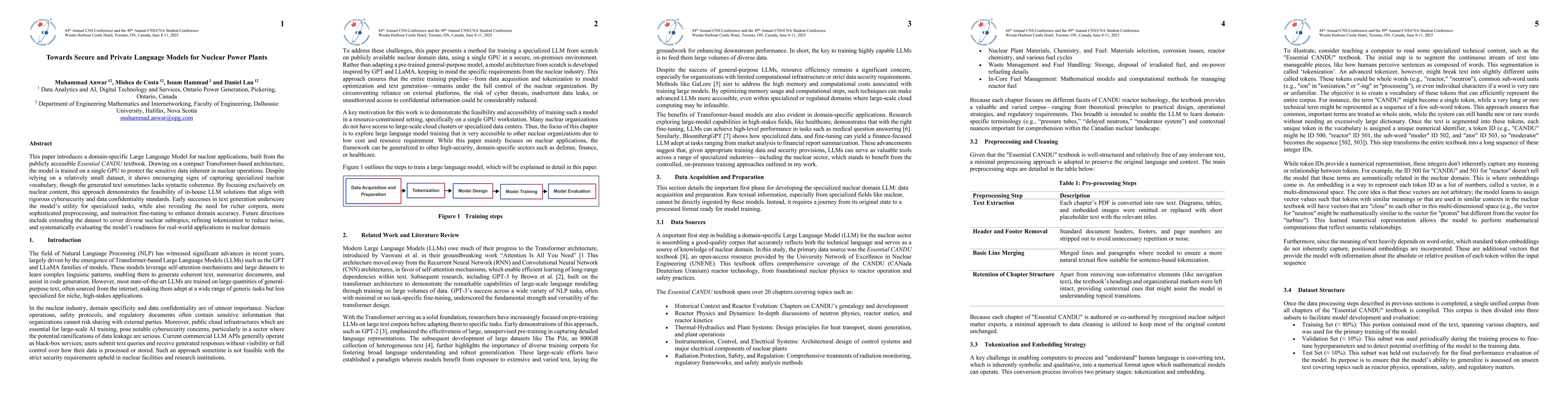 Thumbnail for Towards Secure and Private Language Models for Nuclear Power Plants