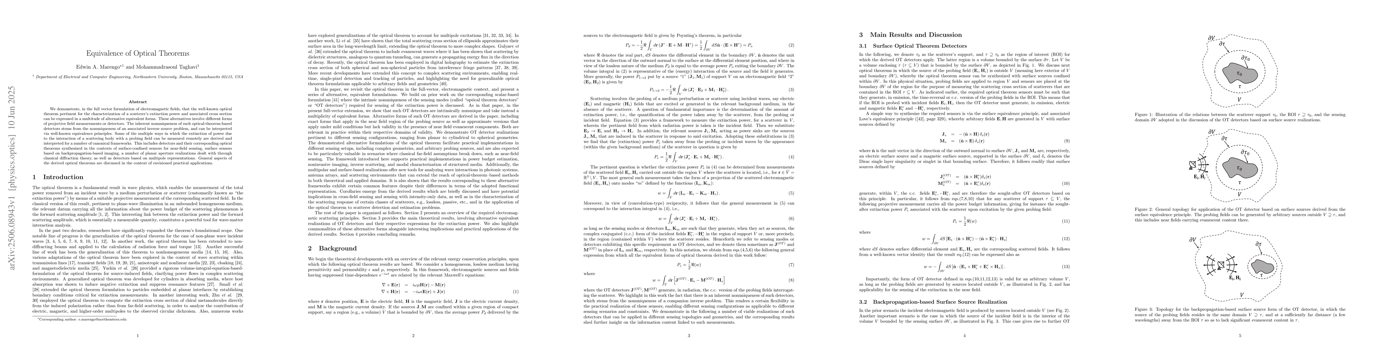 Thumbnail for Equivalence of Optical Theorems