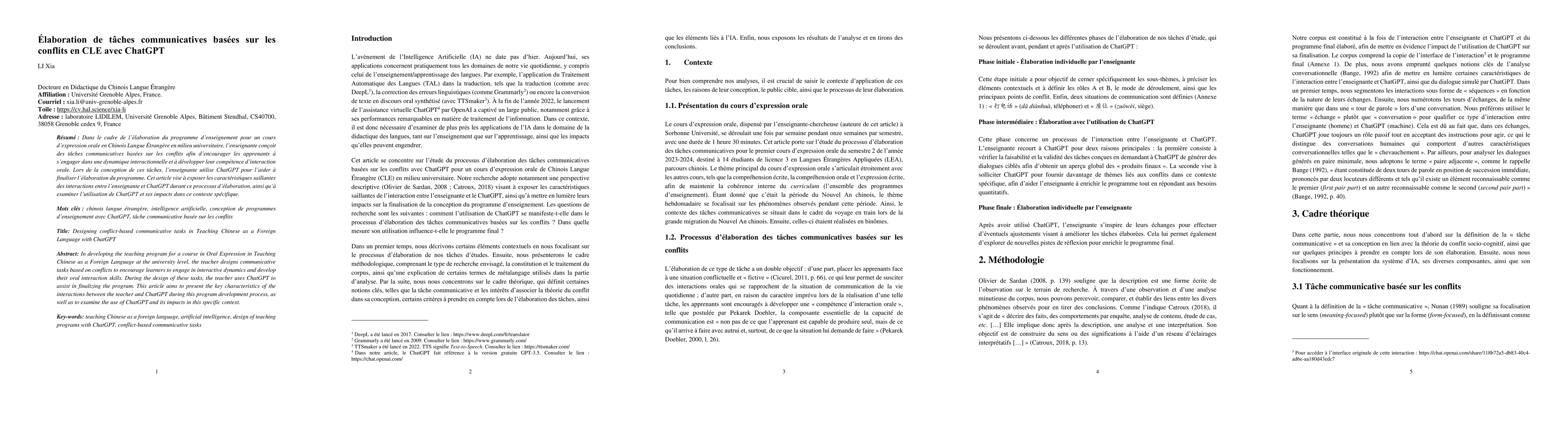 Thumbnail for Designing conflict-based communicative tasks in Teaching Chinese as a
  Foreign Language with ChatGPT