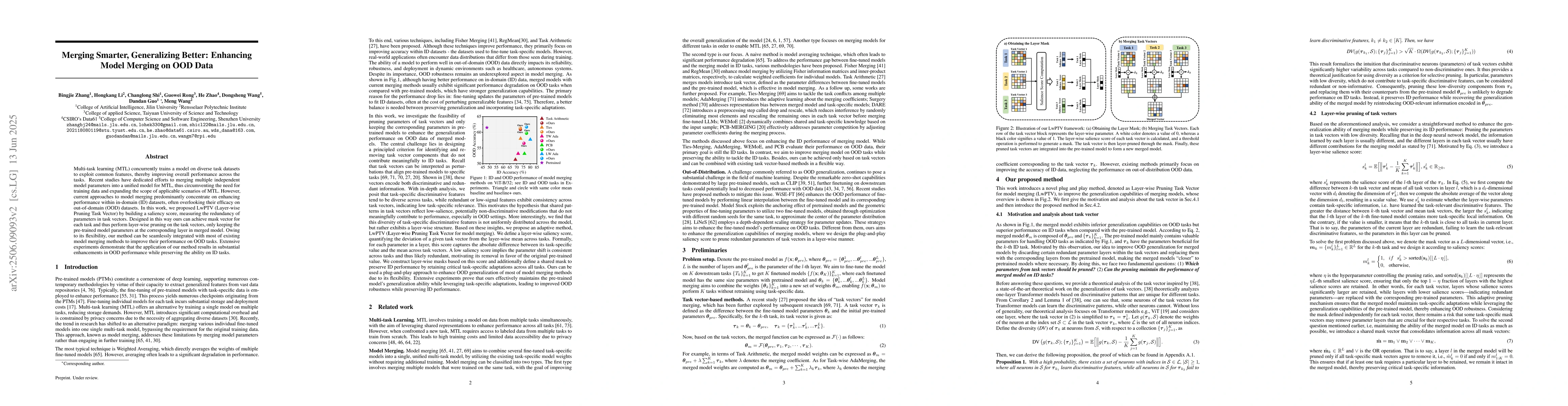Thumbnail for Merging Smarter, Generalizing Better: Enhancing Model Merging on OOD
  Data