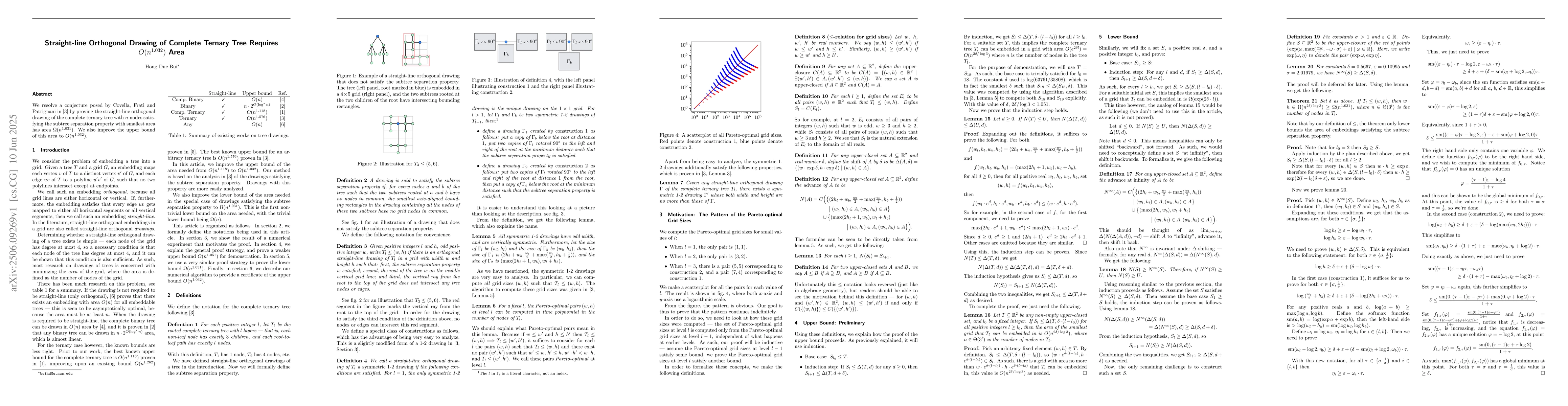 Thumbnail for Straight-line Orthogonal Drawing of Complete Ternary Tree Requires
  $O(n^{1.032})$ Area