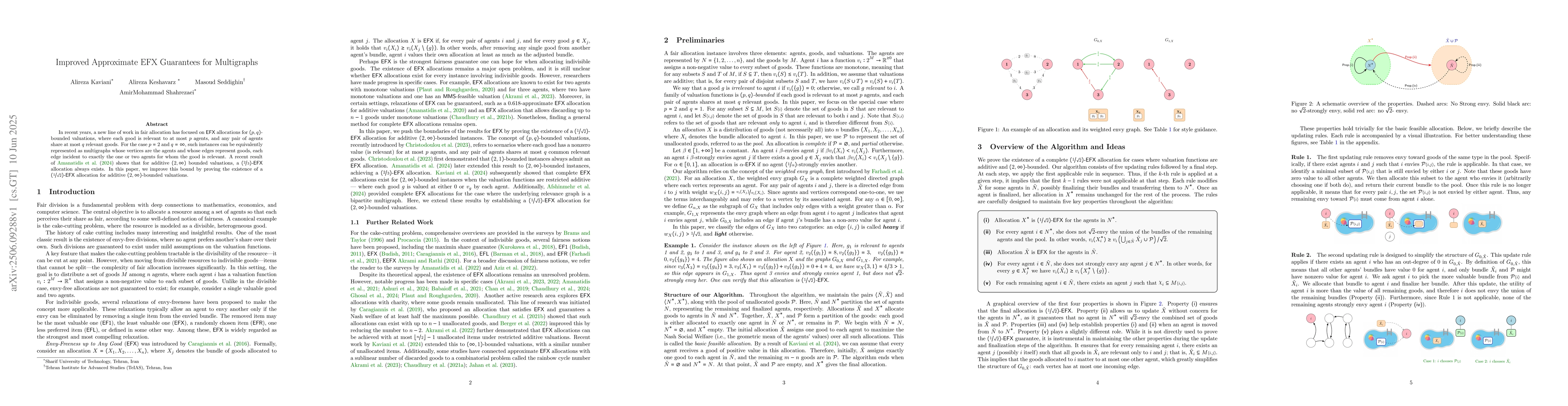 Thumbnail for Improved Approximate EFX Guarantees for Multigraphs