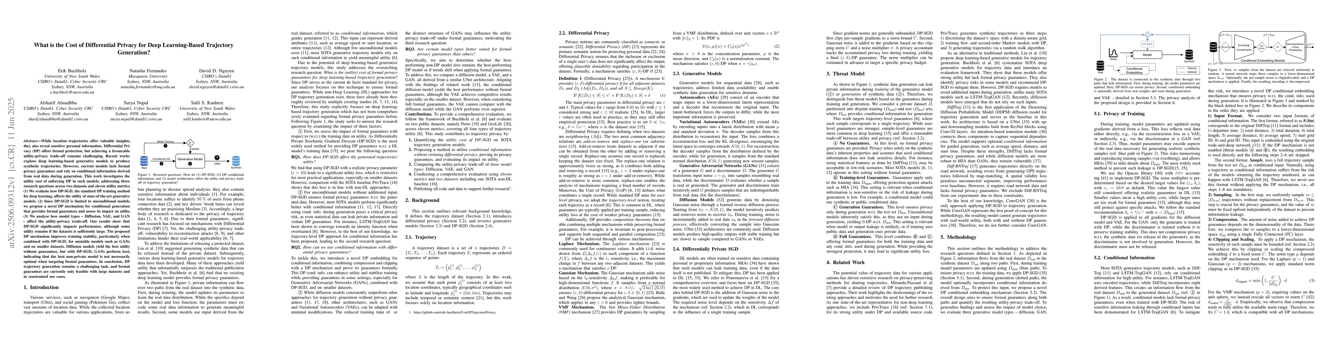 Thumbnail for What is the Cost of Differential Privacy for Deep Learning-Based
  Trajectory Generation?
