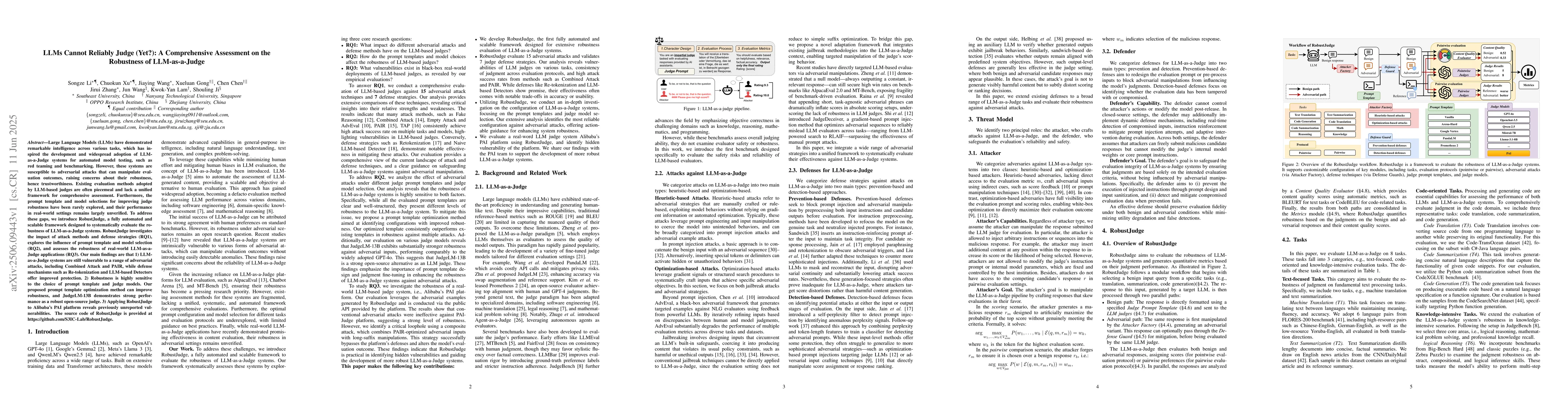 Thumbnail for LLMs Cannot Reliably Judge (Yet?): A Comprehensive Assessment on the
  Robustness of LLM-as-a-Judge
