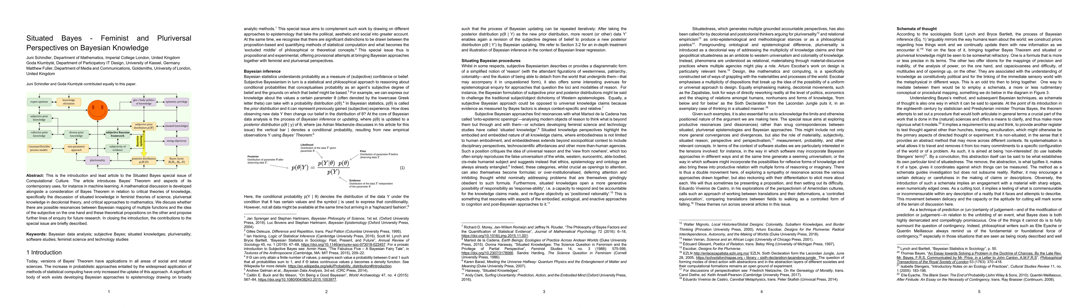 Thumbnail for Situated Bayes -- Feminist and Pluriversal Perspectives on Bayesian
  Knowledge