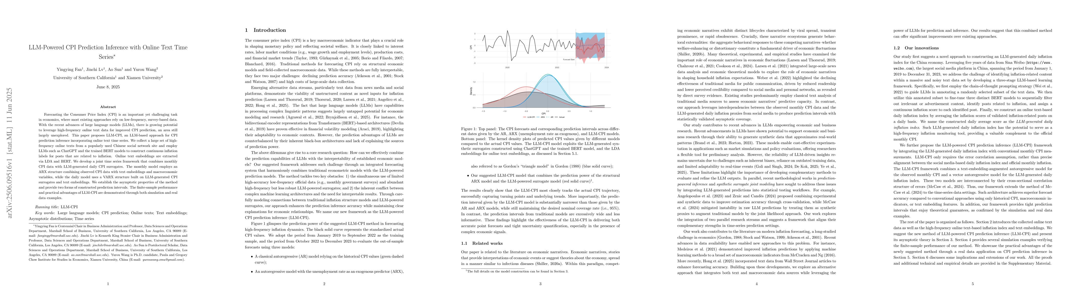 Thumbnail for LLM-Powered CPI Prediction Inference with Online Text Time Series