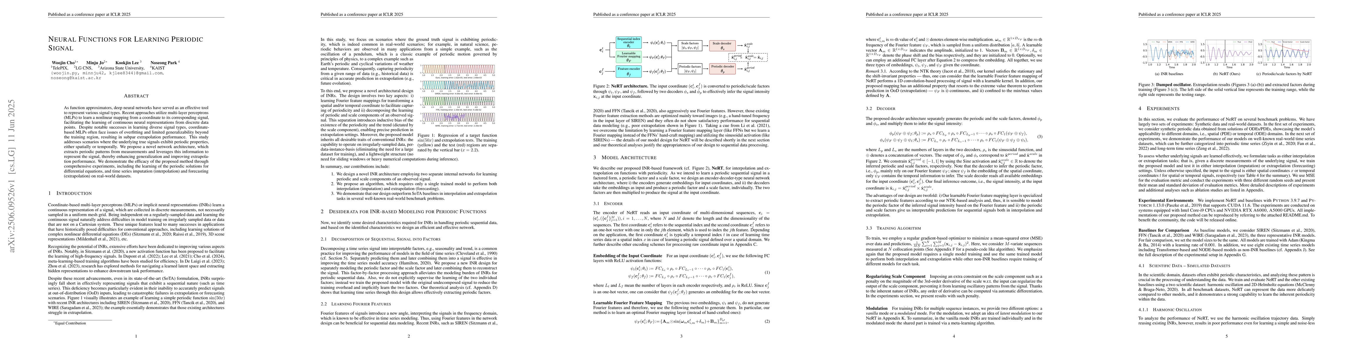 Thumbnail for Neural Functions for Learning Periodic Signal