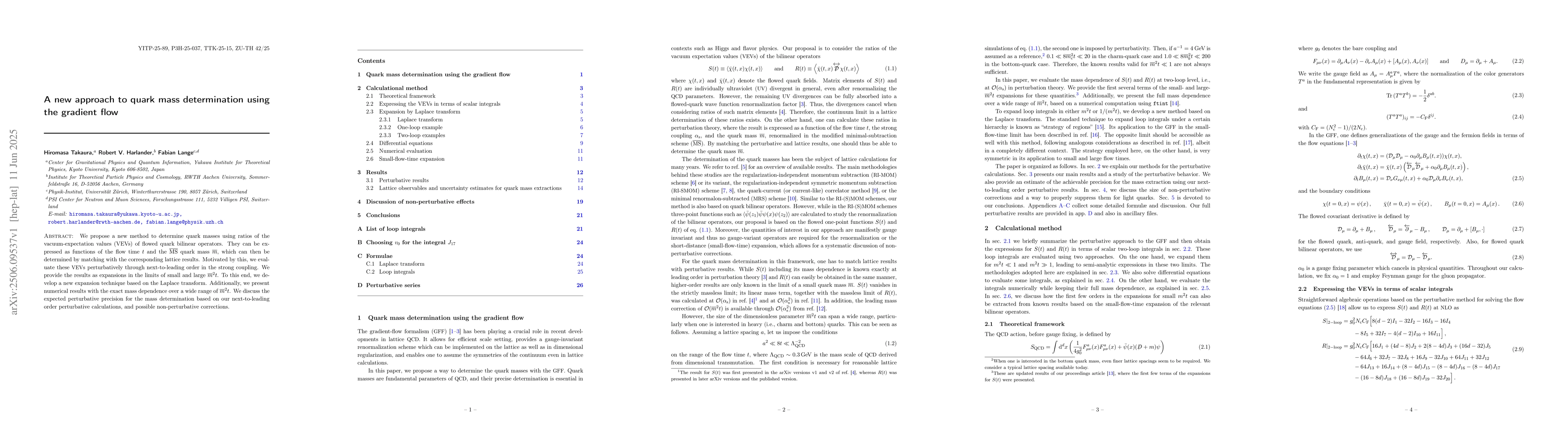 Thumbnail for A new approach to quark mass determination using the gradient flow